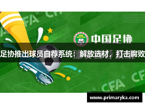 足协推出球员自荐系统：解放选材，打击腐败